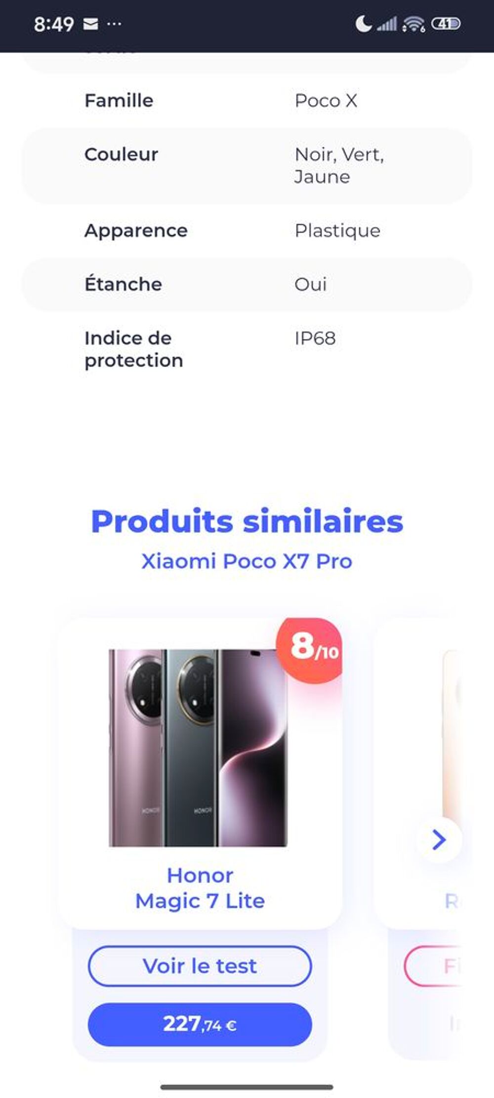 Xiaomi Poco X7 Pro Téléphones et tablettes