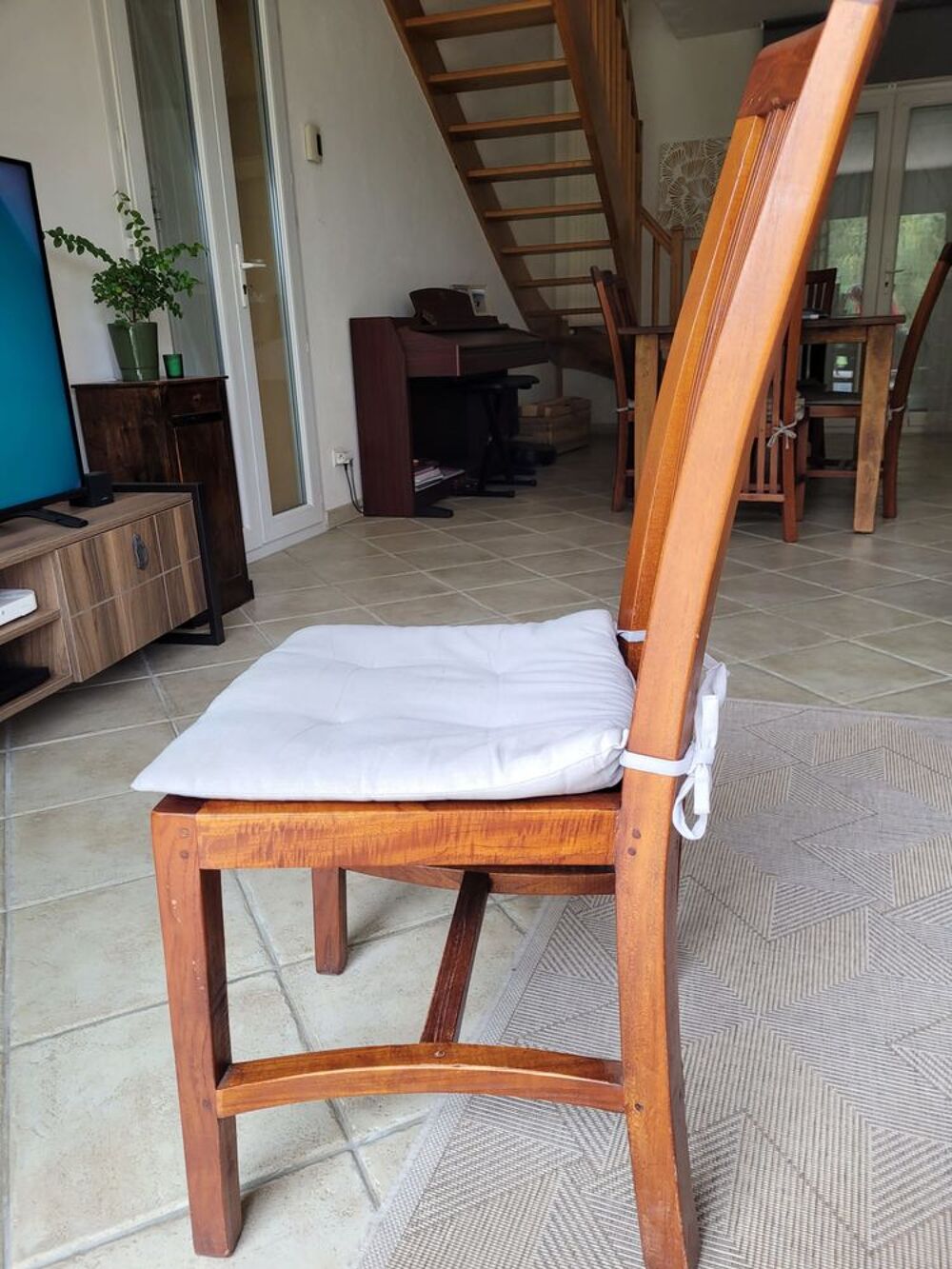 lot 6 chaises bois Meubles