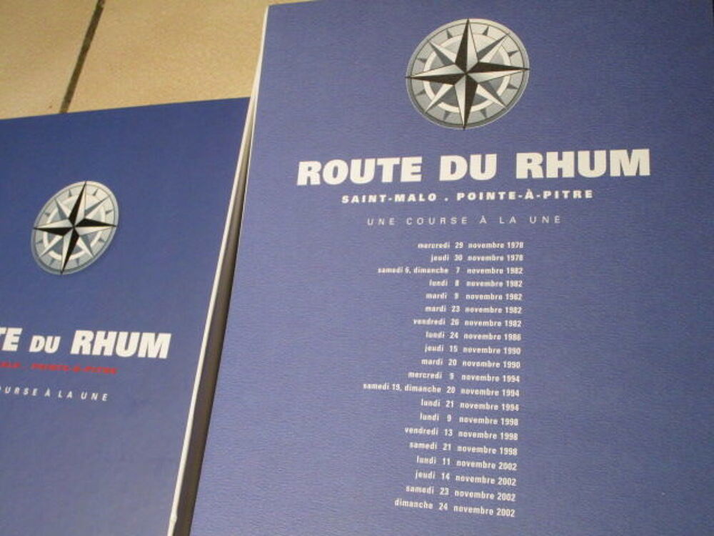COFFRET ROUTE DU RHUM"LES UNES JOURNAL EQUIPE" 