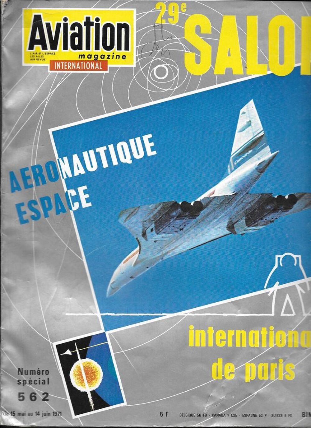 Revues AVIATION MAGAZINE - N&deg; sp&eacute;ciaux salon du Bourget Livres et BD