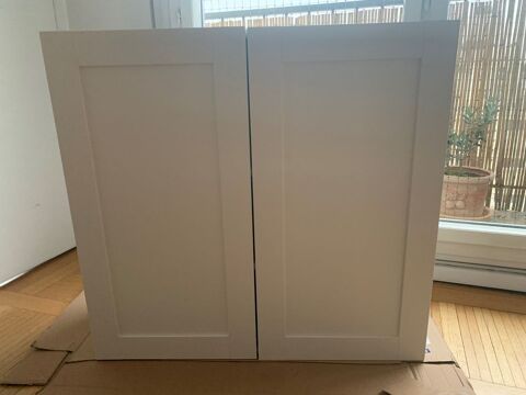 Elément mural 2 tablettes/portes, blanc (IKEA, coll. ENHET) 0 Paris 15 (75)