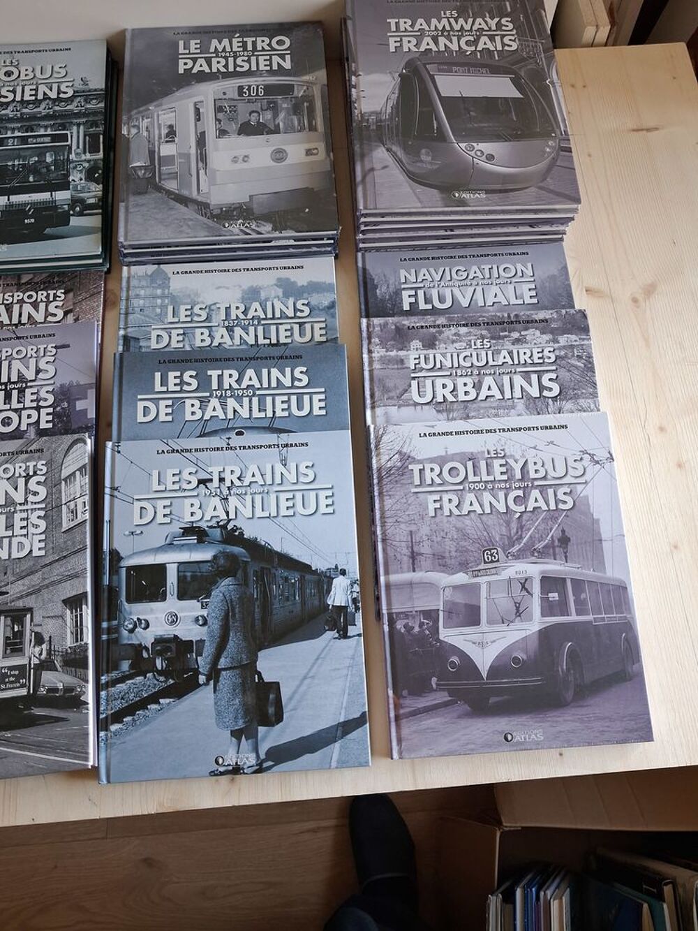 Livre d'histoire des transports urbains- ATLAS Livres et BD