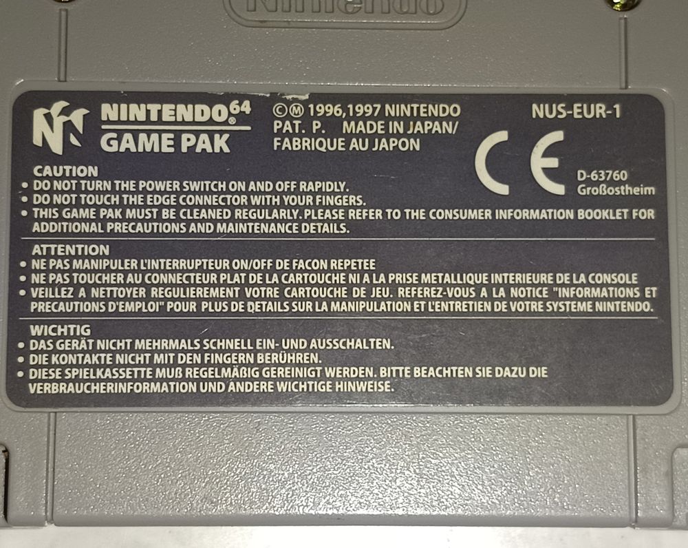 Pok&eacute;mon Stadium - Nintendo 64 N64 - Cartouche Seule - PAL EU Consoles et jeux vidéos