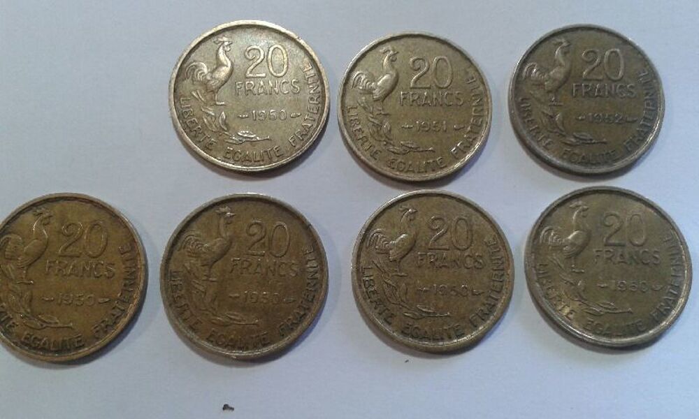 Pi&egrave;ces de Monnaie 20Franc 1950 