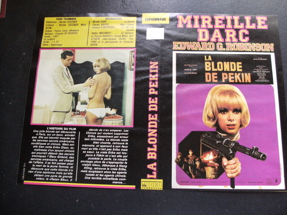 Rare film avec Mireille Darc : " La blonde de Pekin " DVD et blu-ray