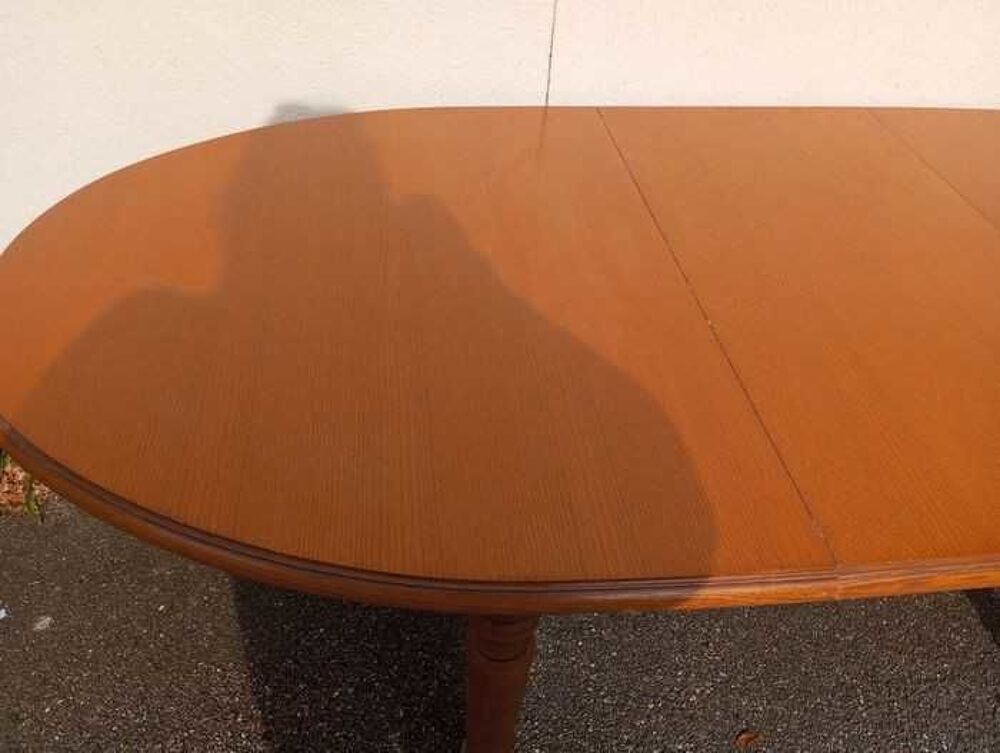 Table ovale bois massif extensible Meubles