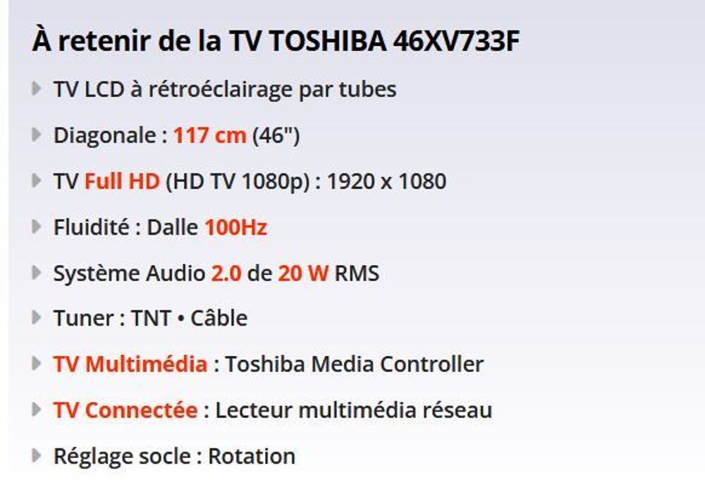  TV Toshiba. Photos/Video/TV