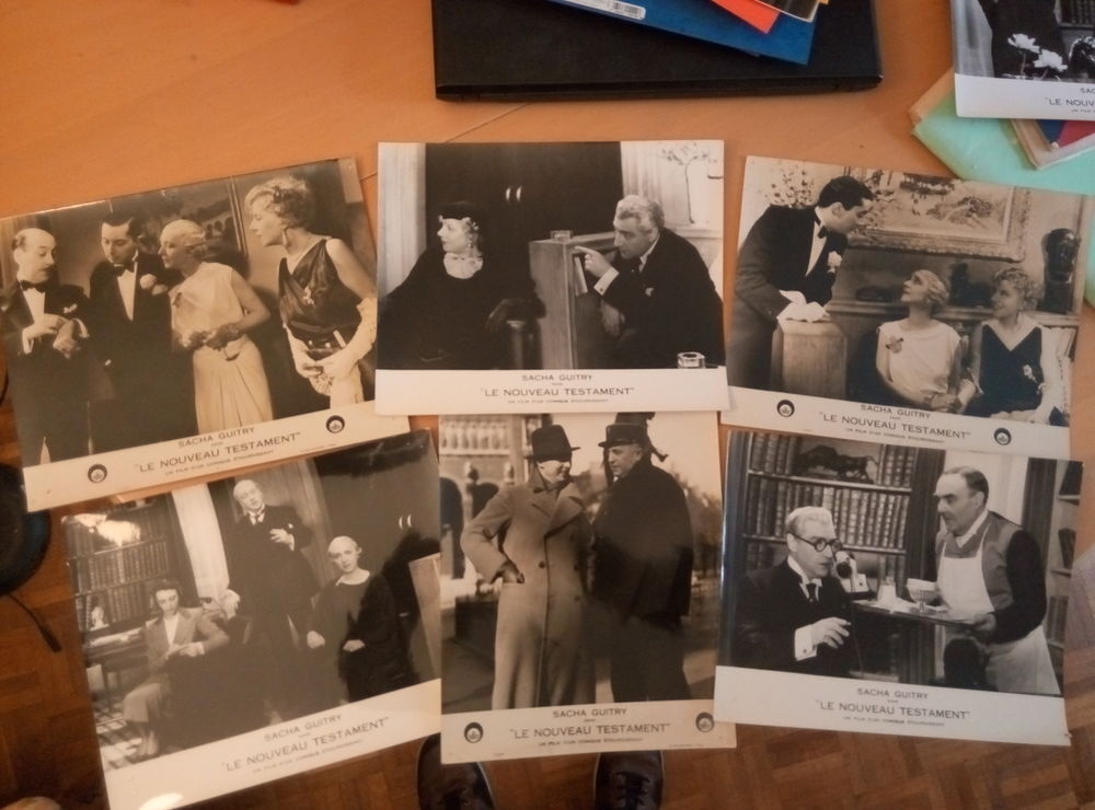 12 photographies du "Nouveau Testament" de SACHA GUITRY 