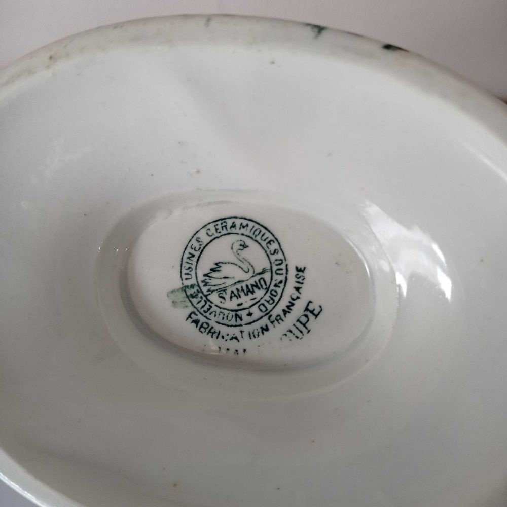 sauci&egrave;re ancienne C&eacute;ramiques de Saint Amand Décoration
