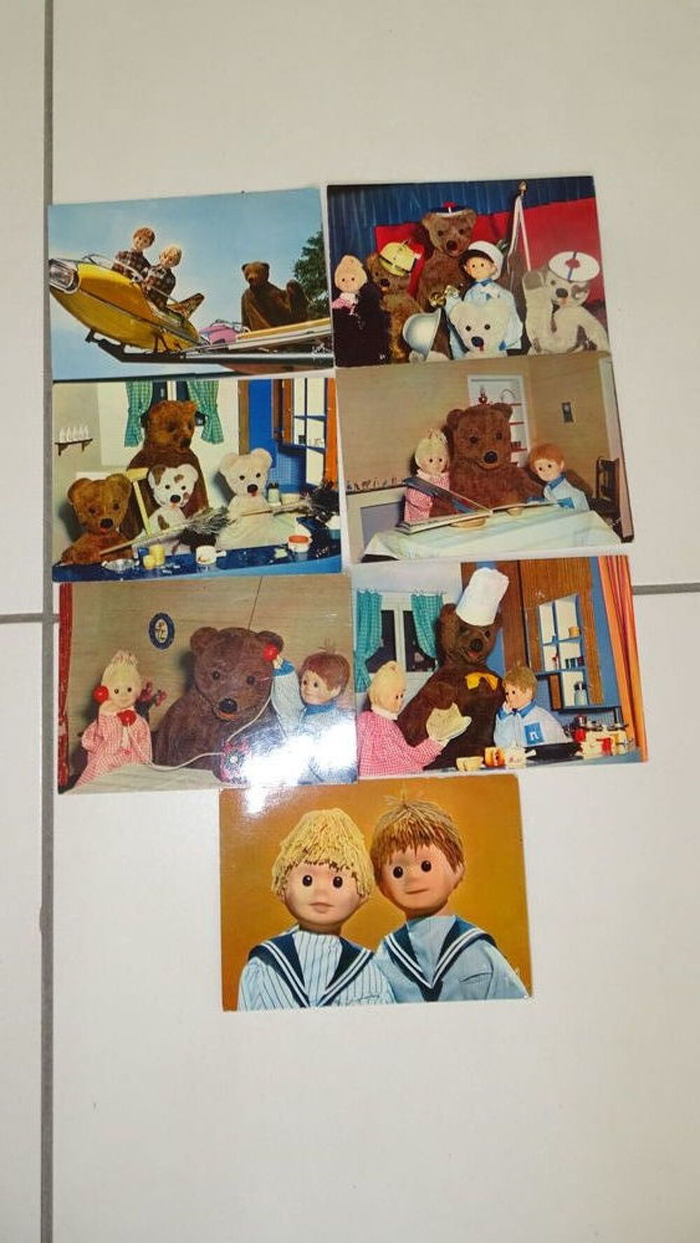 LOT 7 DE CARTES POSTALES Bonne nuit les Petit . 
