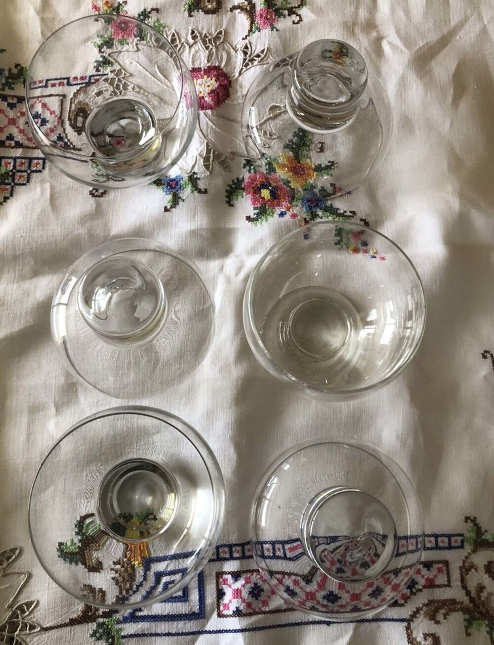 6 Coupelles Cristal pour salade de fruits ou autres d&eacute;lices Cuisine