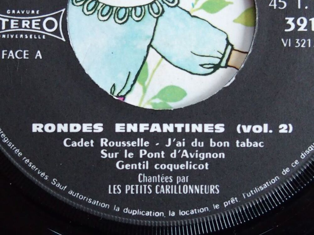 Vinyl RONDES ENFANTINES CD et vinyles
