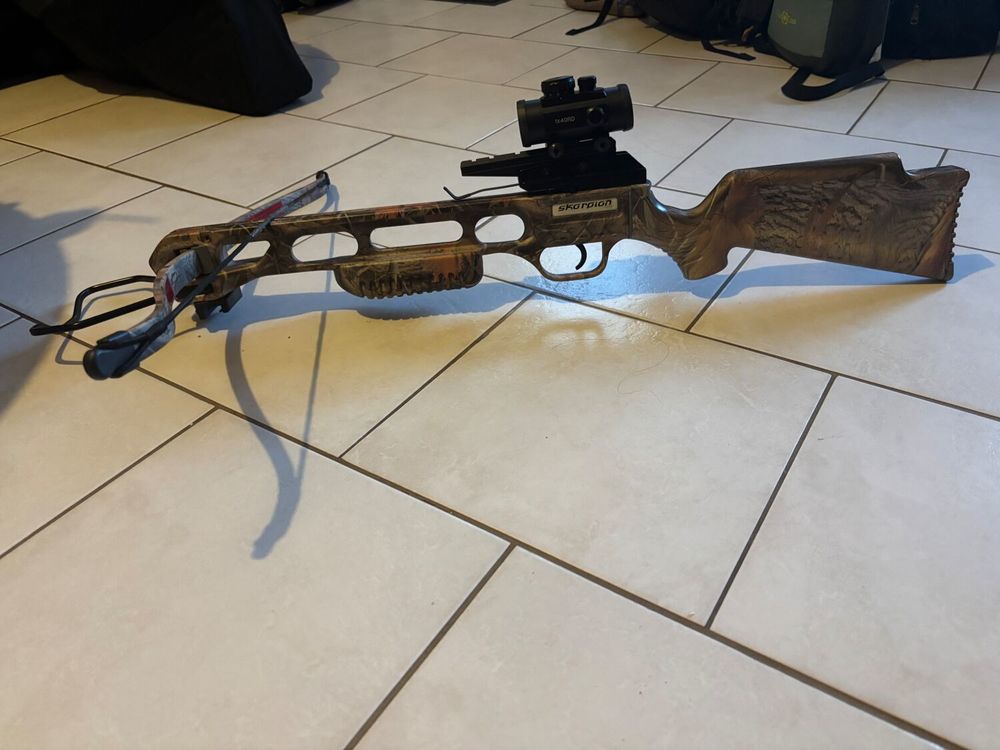 Arbal&egrave;te skorpion crossbow 175LB +camo Sports