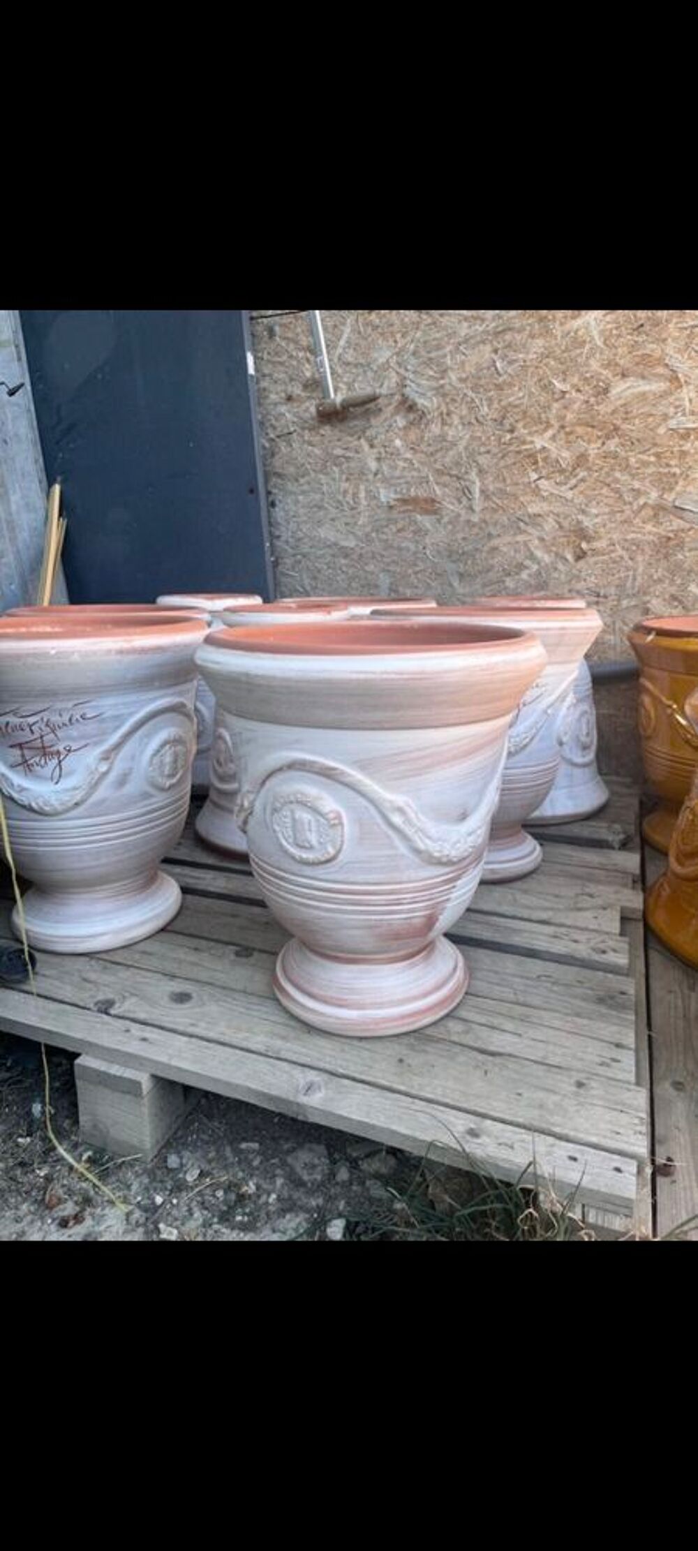 poterie vase vasque d'anduze Jardin