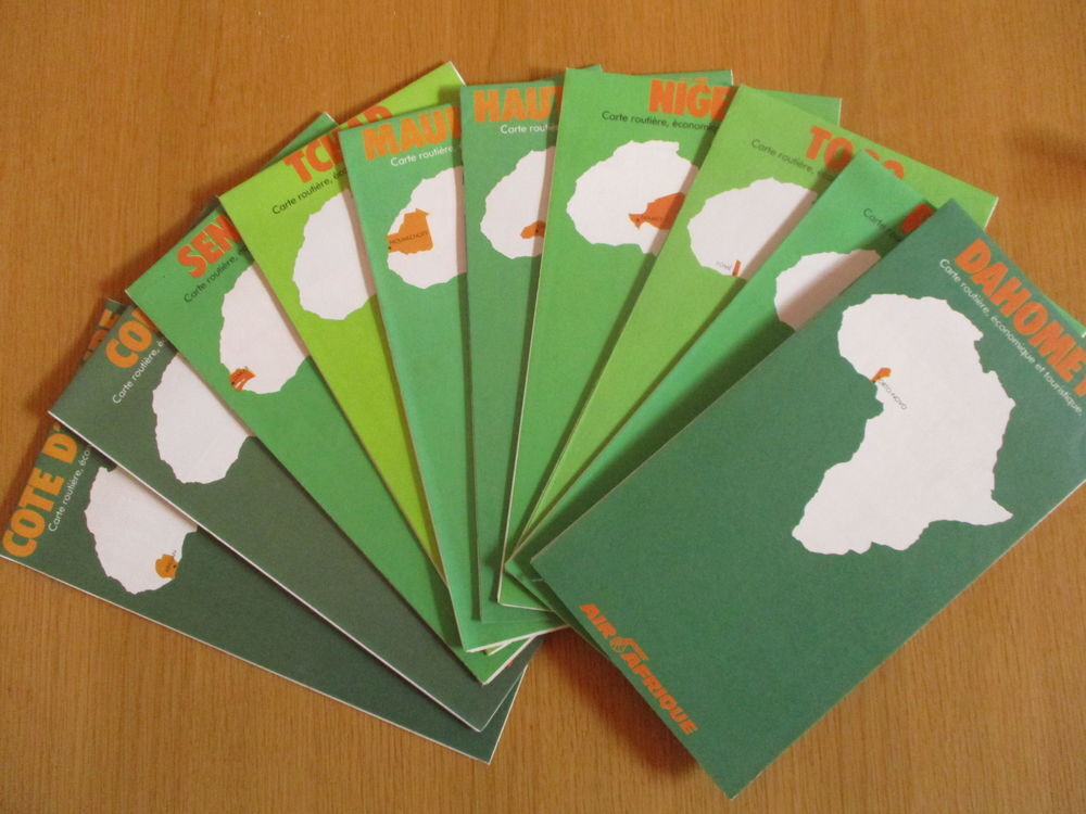 Cartes Afrique Equatoriale ann&eacute;es 60 