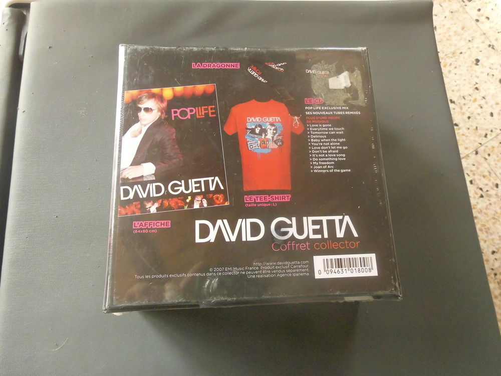 coffret collector DAVID GUETTA 2007 neuf sous blister CD et vinyles