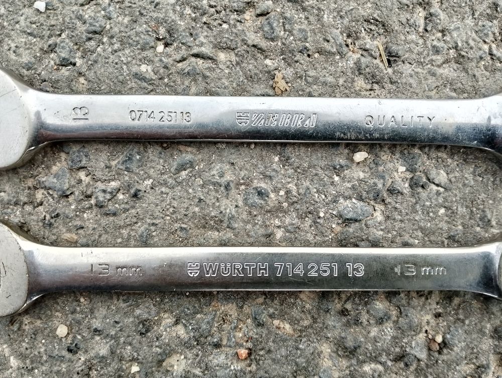 WURTH Cl&eacute; mixte &agrave; cliquet 72 dents 13 mm Bricolage
