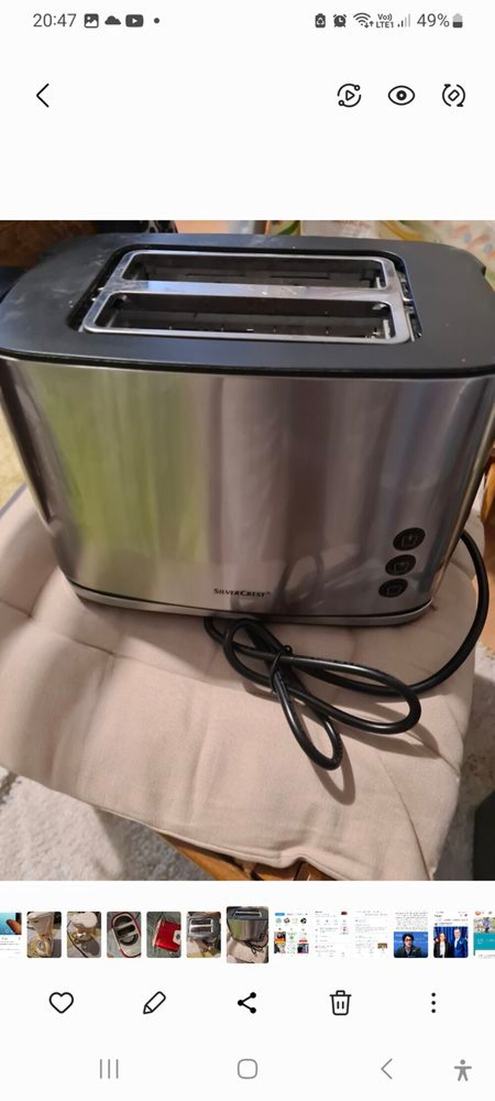 Grille pain Electroménager