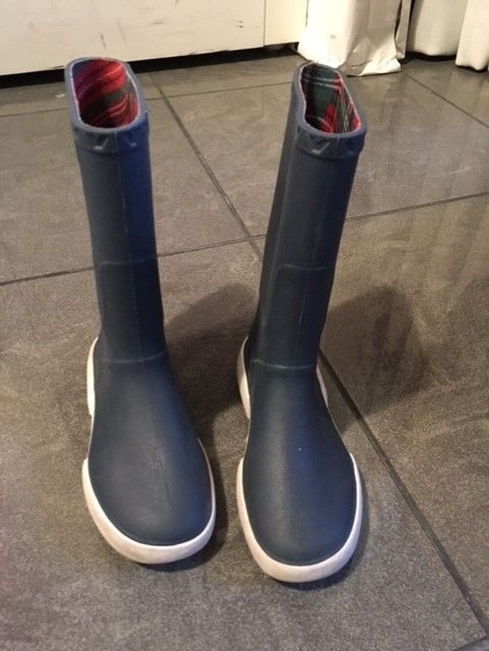 Bottes de pluie bleues enfant BOATILUS Chaussures enfants