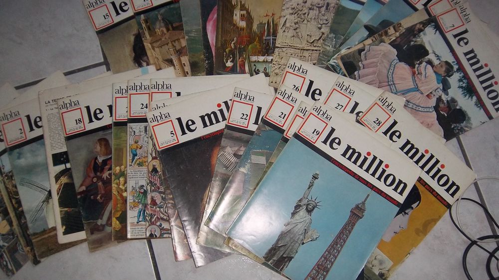 28 num&eacute;ros encyclopedie alpha le million Livres et BD