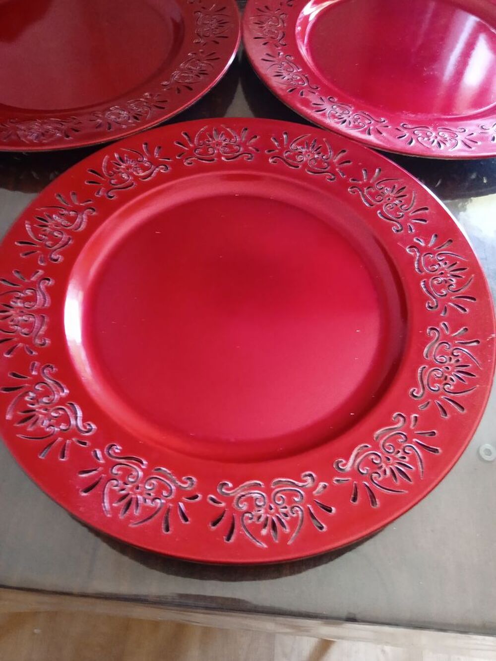 assiettes acrylique Cuisine