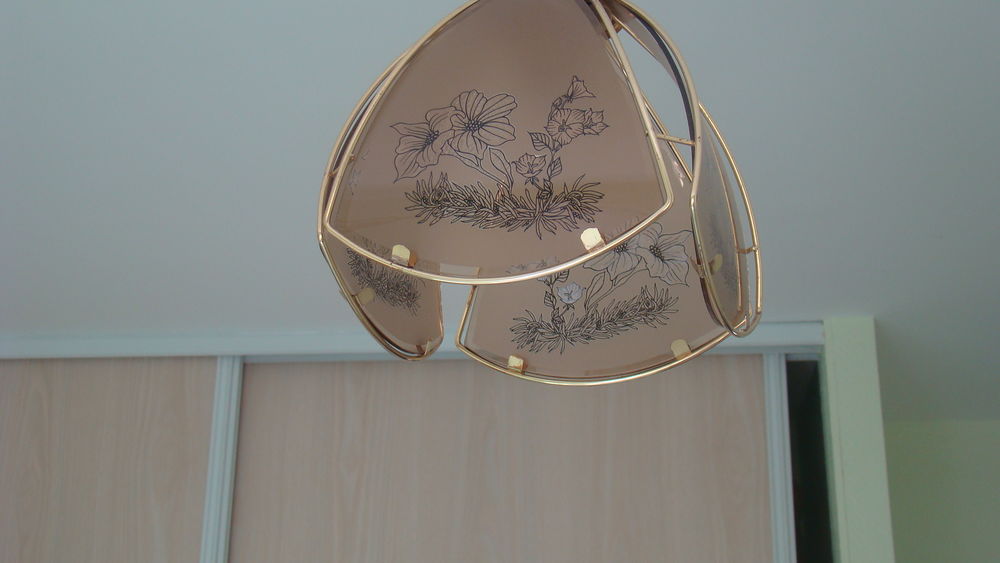 5 lustres dor&eacute; Décoration