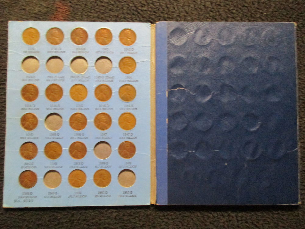 Album Collection 1 Cent Lincoln Avec Pcs Rare 