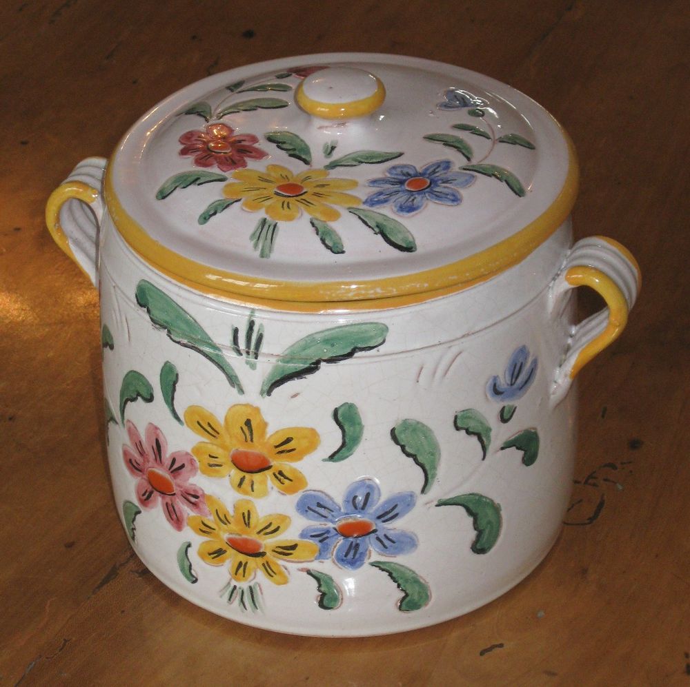 Grand Pot en C&eacute;ramique de Vallauris vintage Décoration