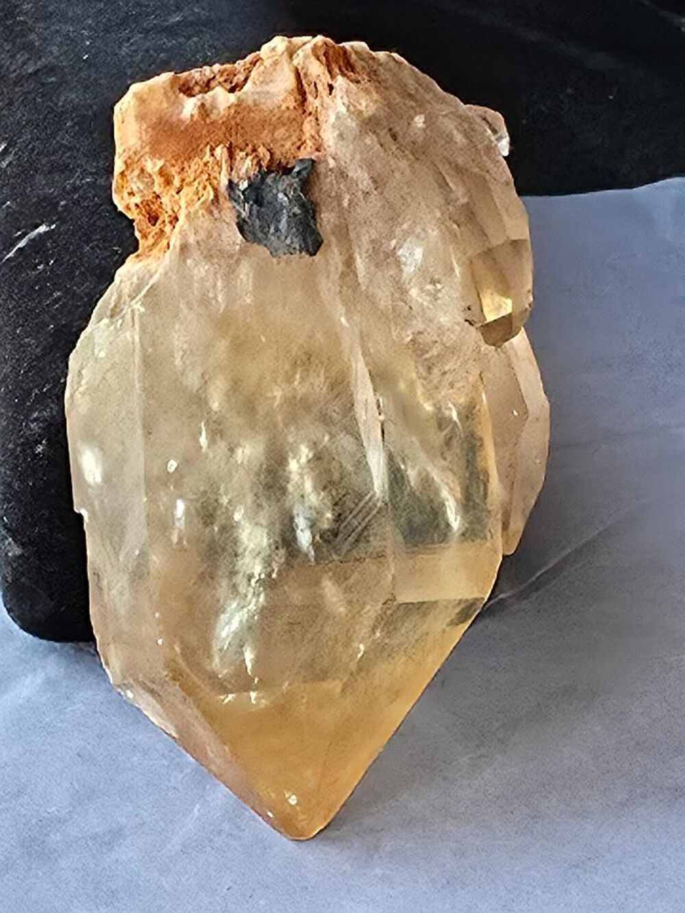 Grand Cristal Citrine Naturelle RDC-Collection &amp; Lithoth&eacute;rapie 