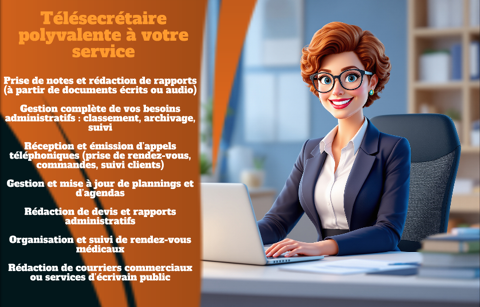 Télésecrétaire assistante à votre service 0 16130 Gimeux