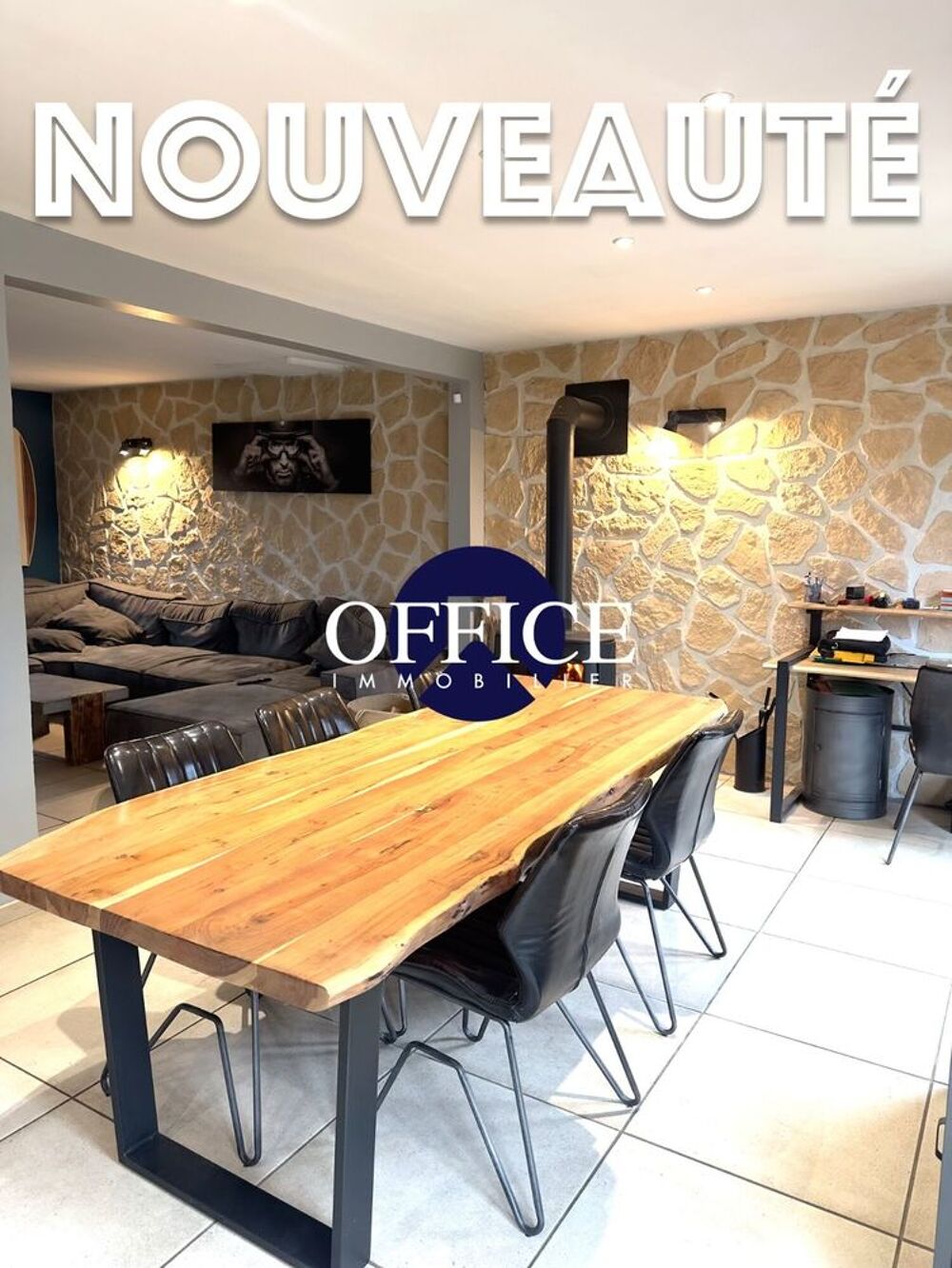 Vente Maison AVION – Élégant semi plain-pied rénové avec jardin paysagé et sous-sol complet Avion