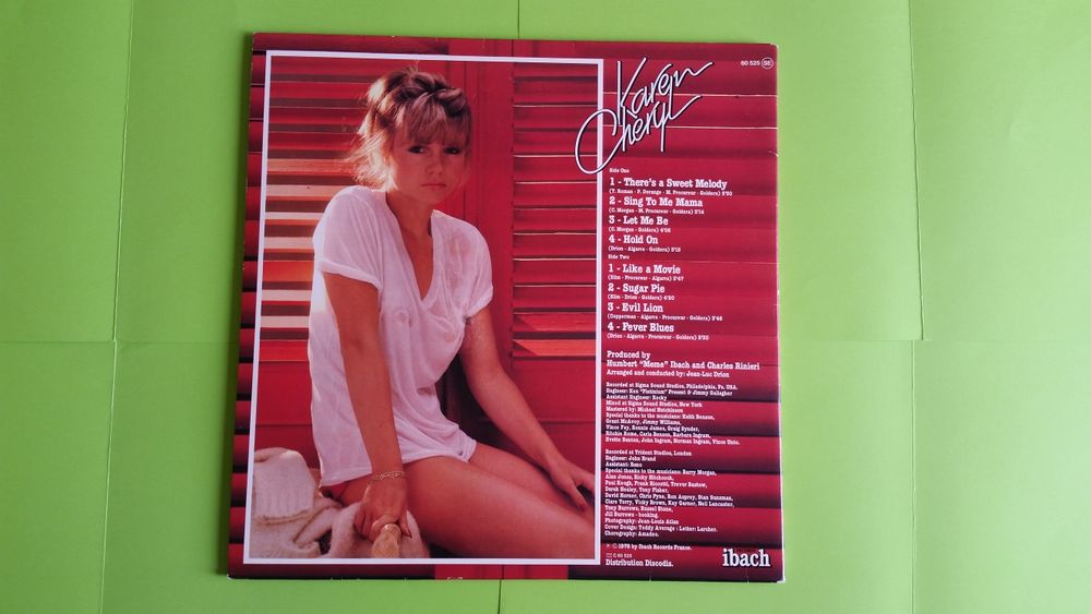 KAREN CHERYL * VINYLE ROUGE CD et vinyles