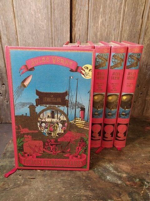 Livres Jules Verne Les Voyages Extraordinaires 6 Volumes 55 Loches (37)