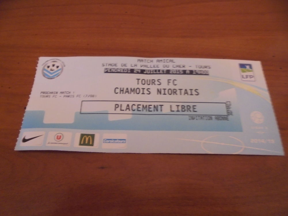 Billets de foot TOURS FC/NIORT 