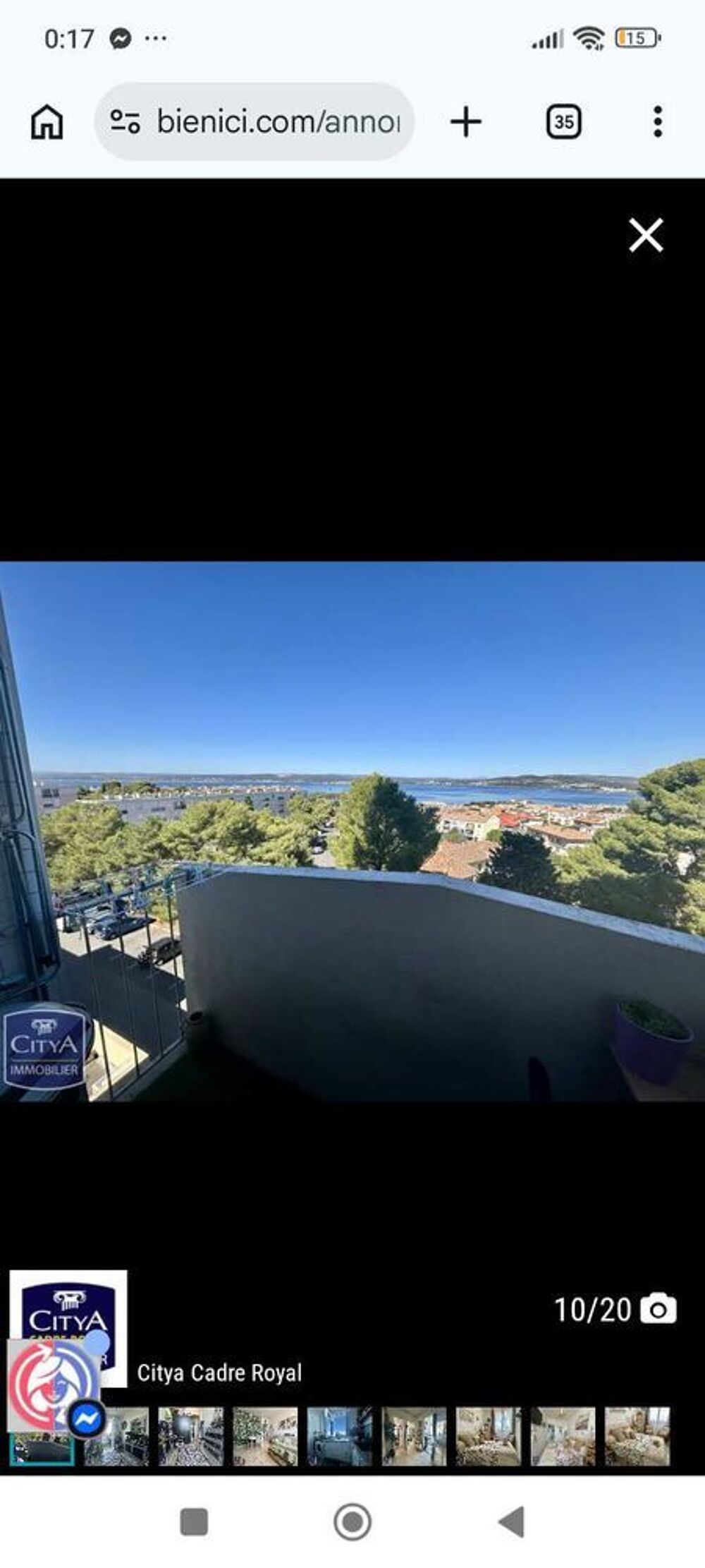 Vente Appartement Appartement T3 60 m2 vue imprenable Sète