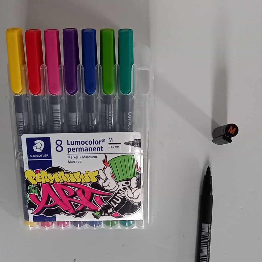 Feutres marqueur STAEDTLER permanent, lot de 8 couleurs , po Bricolage