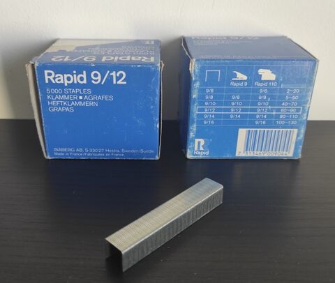 Agrafes Rapid (2 boites ? 5000 par boite) 10 Metz (57)