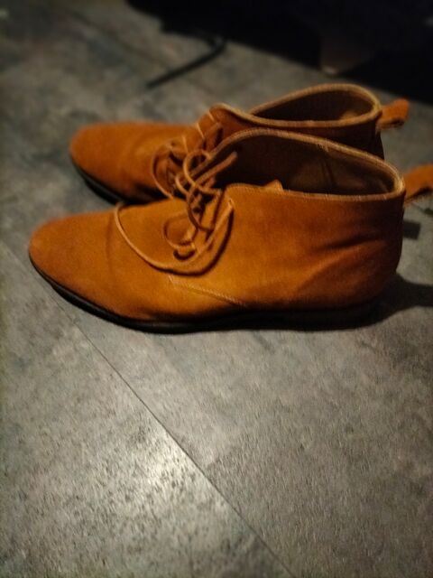 Boots a lacets Camel Celio cuir pointure 44 trs bon tat 17 Cachan (94)