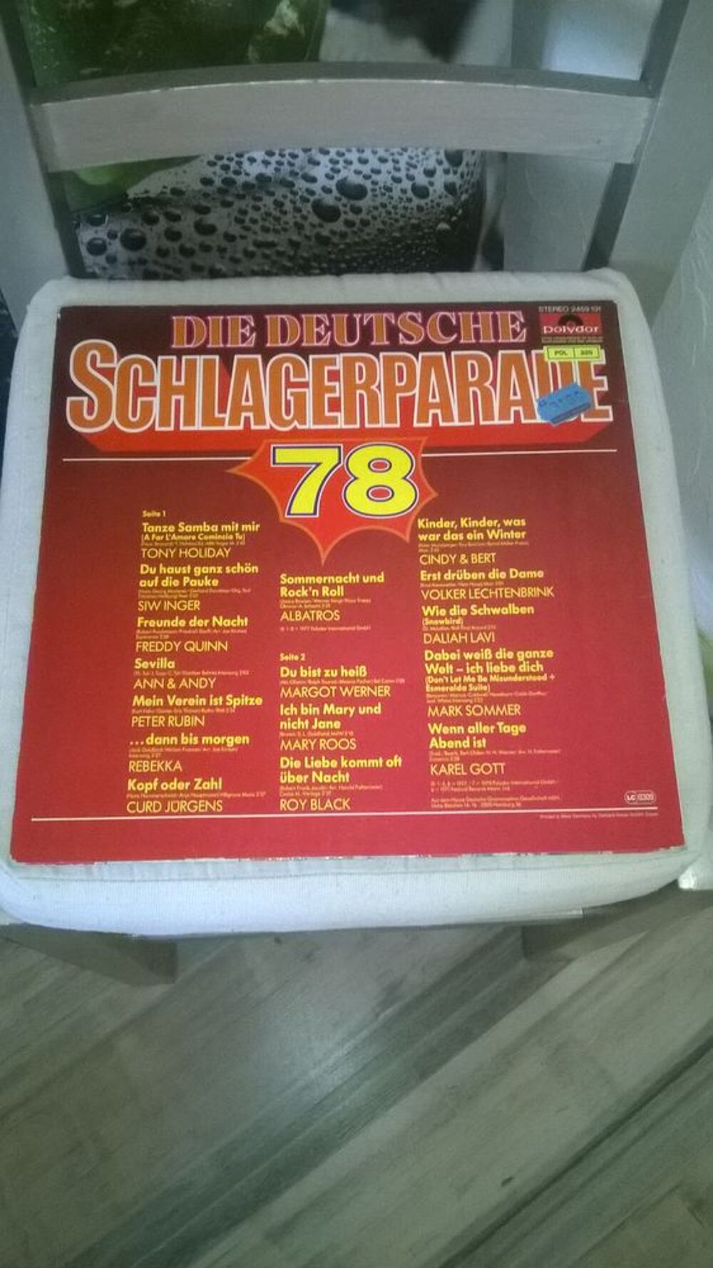 Vinyle Die Deutsche Schlagerparade '78
1978
Excellent etat CD et vinyles