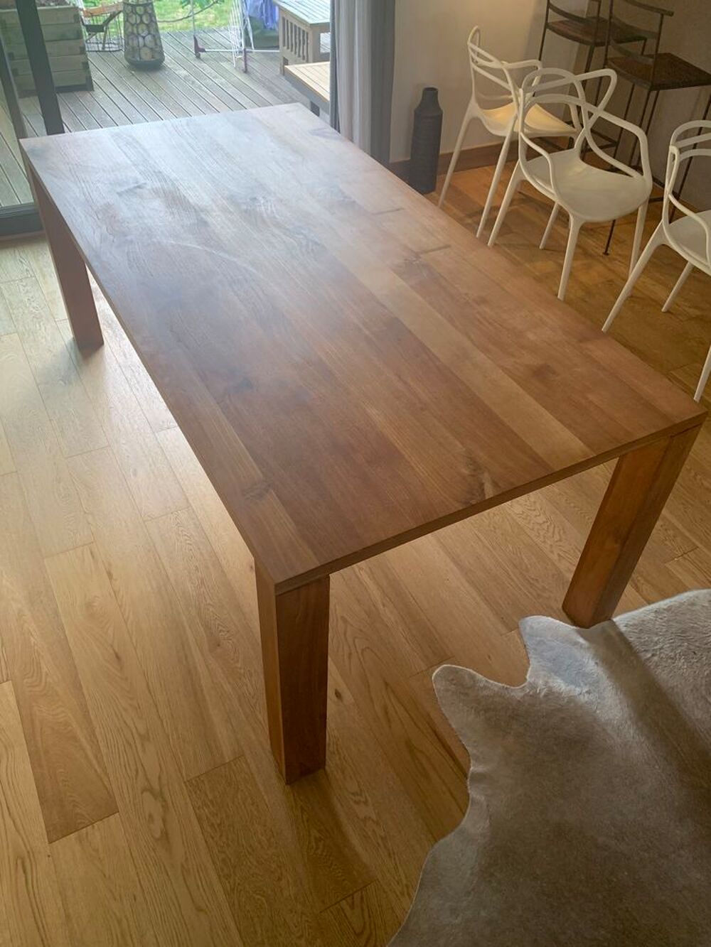 table en teck pour 10 personnes Meubles
