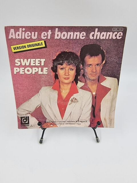 Vinyle 45 tours Sweet People : Adieu et Bonne Chance 2 Vulbens (74)