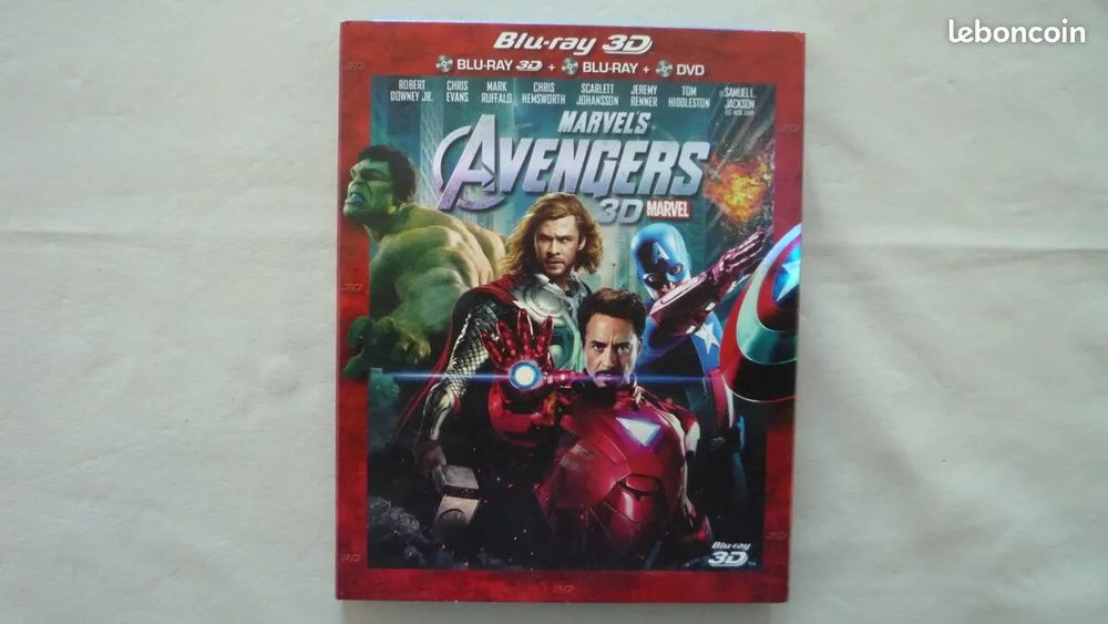 Marvels Avengers 3D DVD et blu-ray