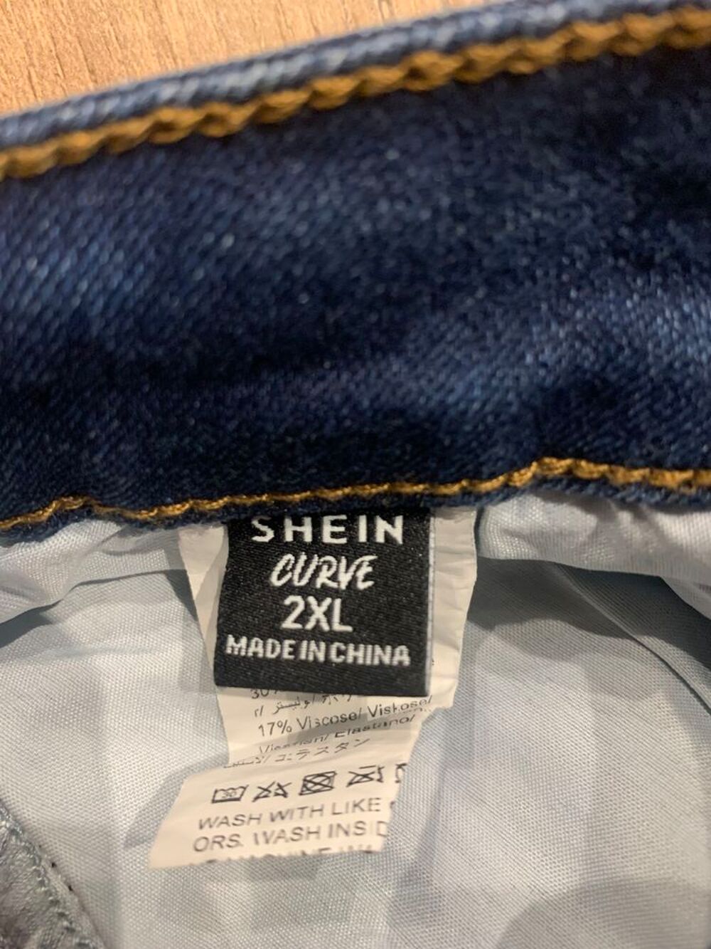 Jean femme &quot; Shein curve &quot; Vtements