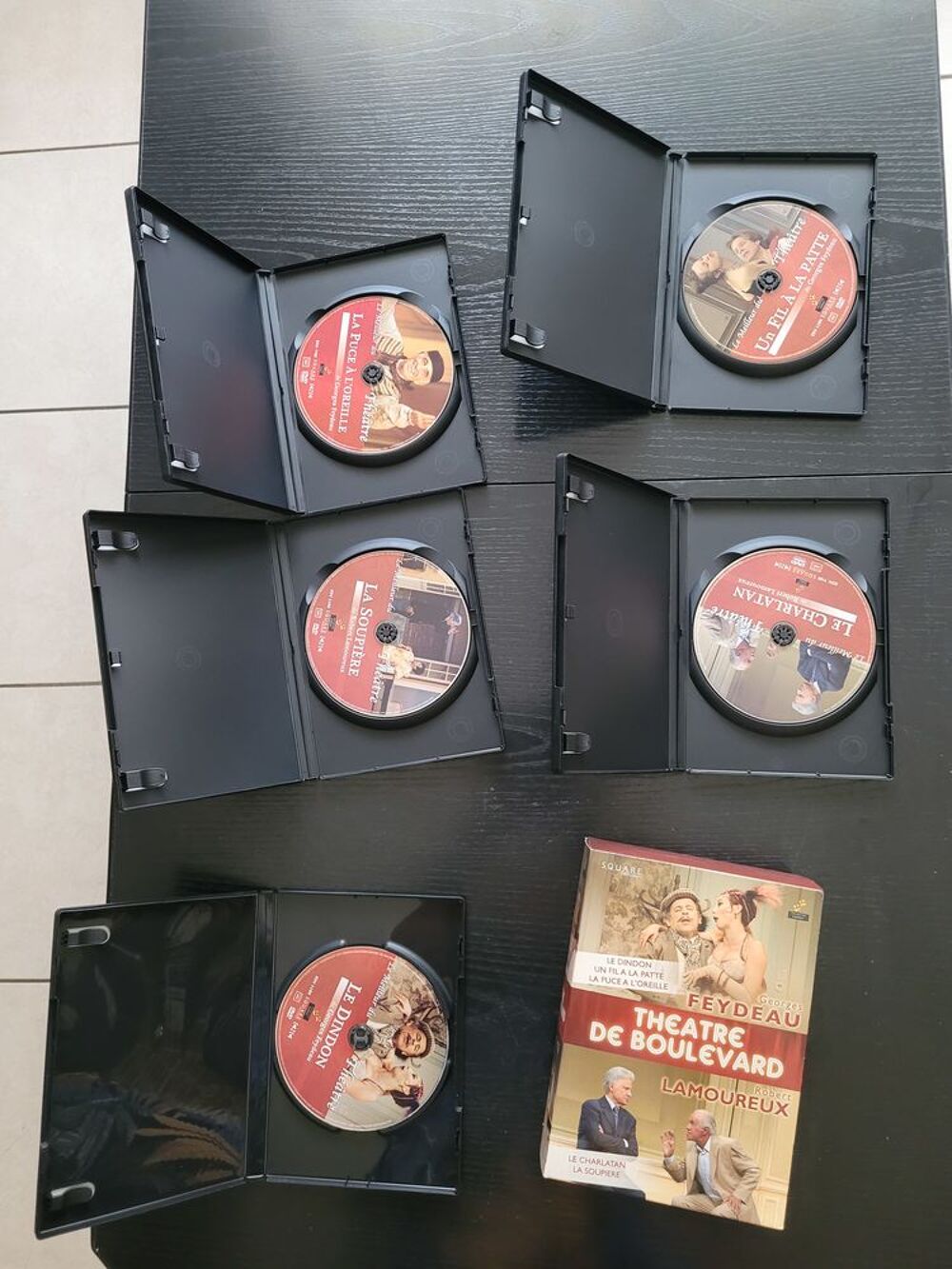 Lot de 8 DVD Th&eacute;&acirc;tre de Boulevard DVD et blu-ray