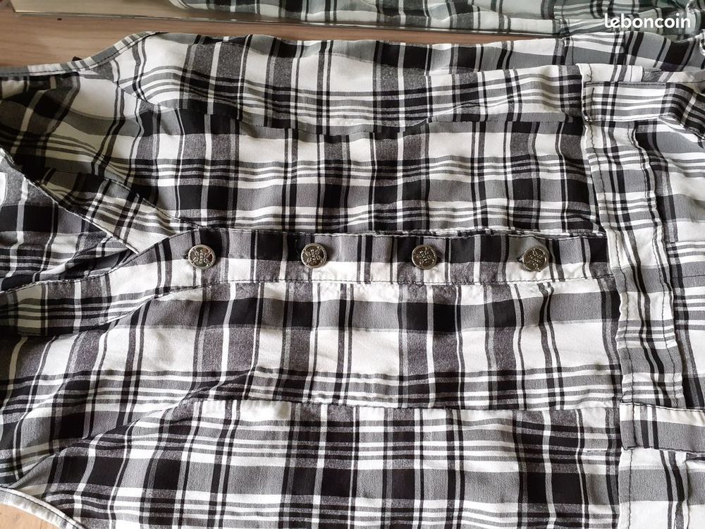 Robe &agrave; carreaux Vtements