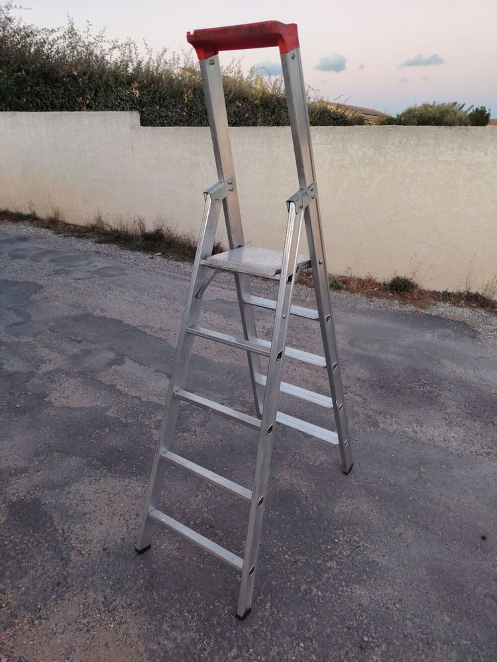 Escabeau 5 marches aluminium pro Bricolage