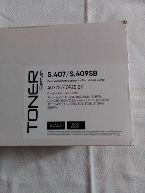 2 cartouches d encre noire pour imprimante Samsung laser 58 Louvres (95)