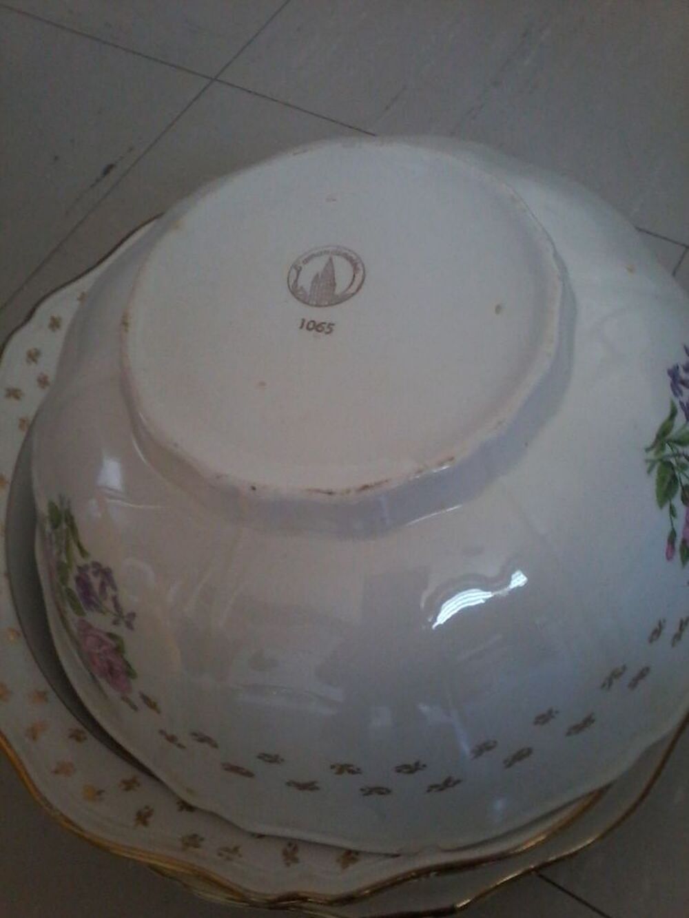 Ensemble Plat A G&acirc;teau 2 Saladier en porcelaine Cuisine