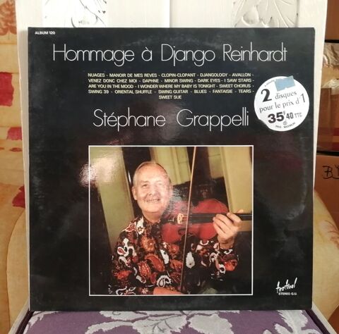 LP Stephane GRAPPELLI : Hommage  Django Reinhardt - 1972 9 Argenteuil (95)