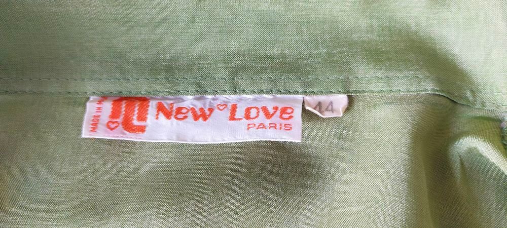 Chemise FEMME unie verte &quot; New Love Paris &quot; manches longues Vtements